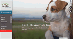 Desktop Screenshot of farhillsanimalclinic.com